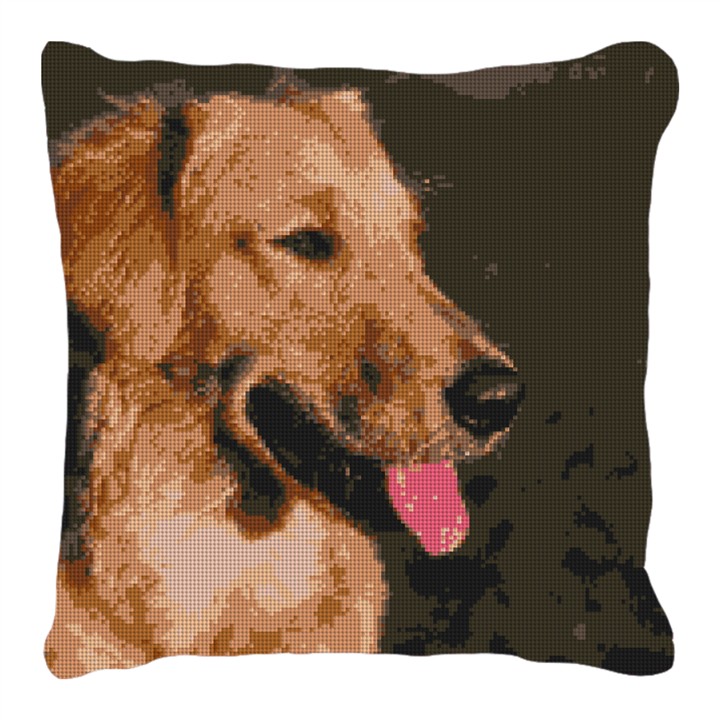 Golden Retriever Puppy Photo Pillow