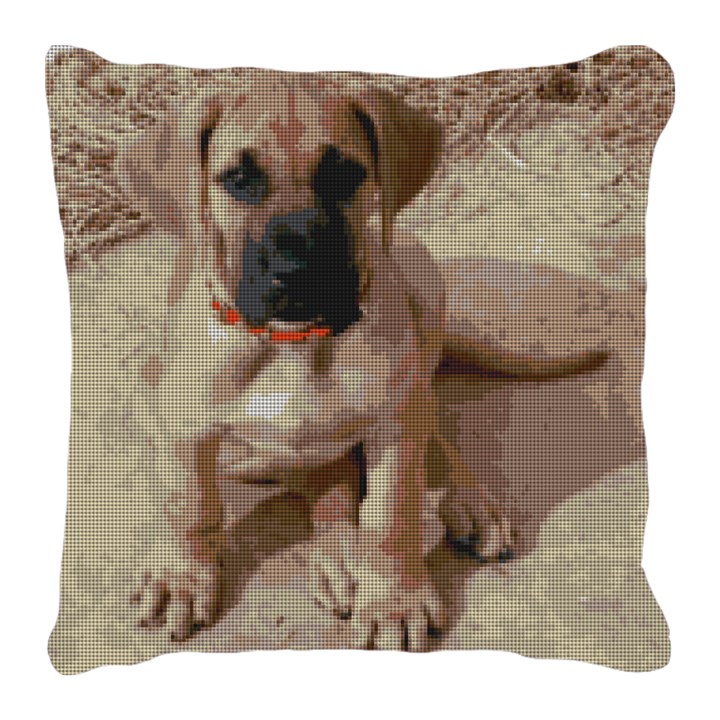 Great Dane Pup Needlepoint Pillow 