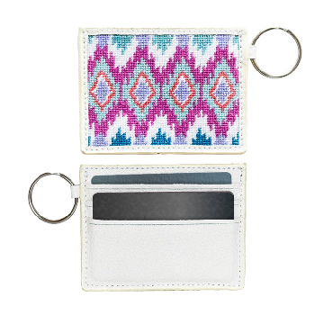 Card Wallet with Keychain Finishing