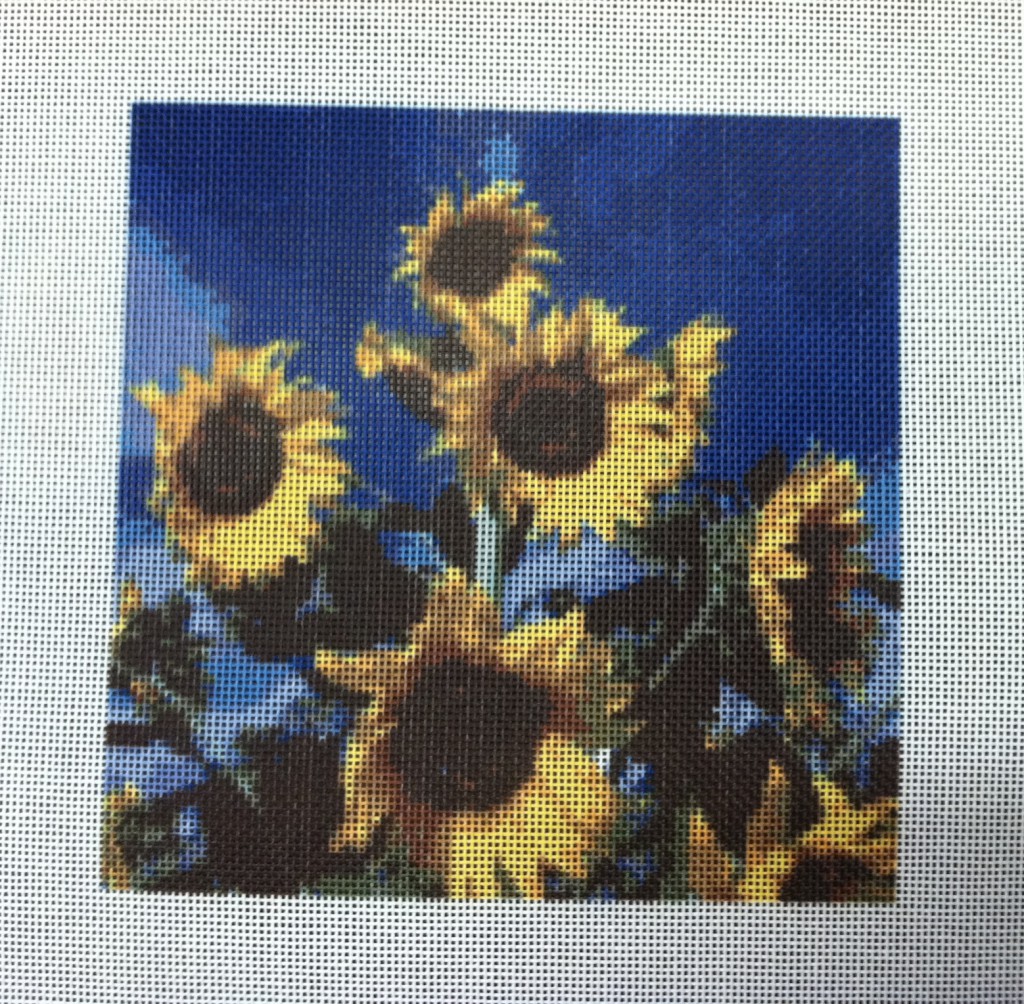 Sunflower Needlepoint Kit NeedlePoint Kits and Canvas Designs