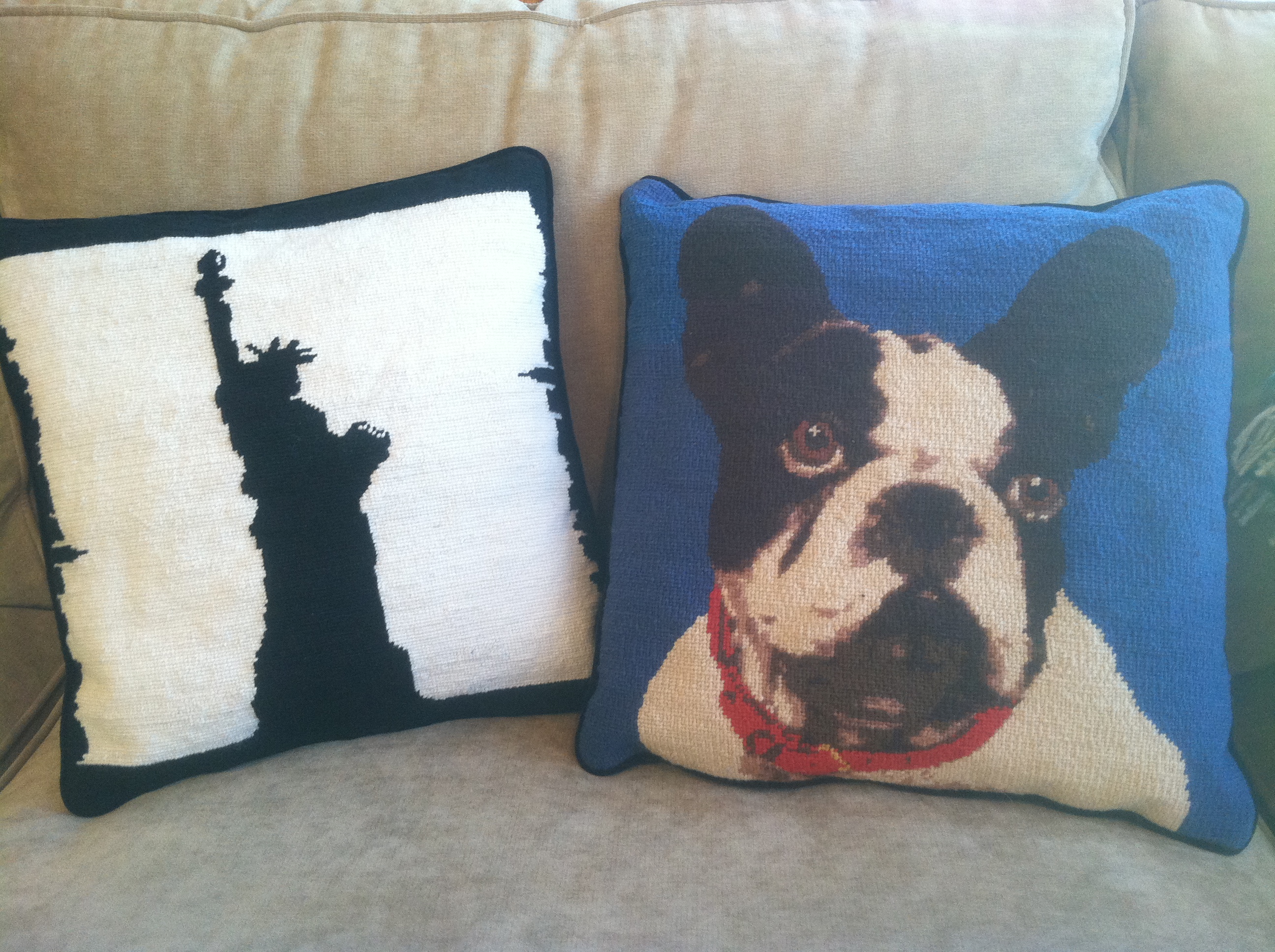 Custom Needlepoint Pillows