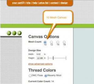 Easy to Stitch 10 Mesh Needlepoint Canvases - NeedlePoint Kits and