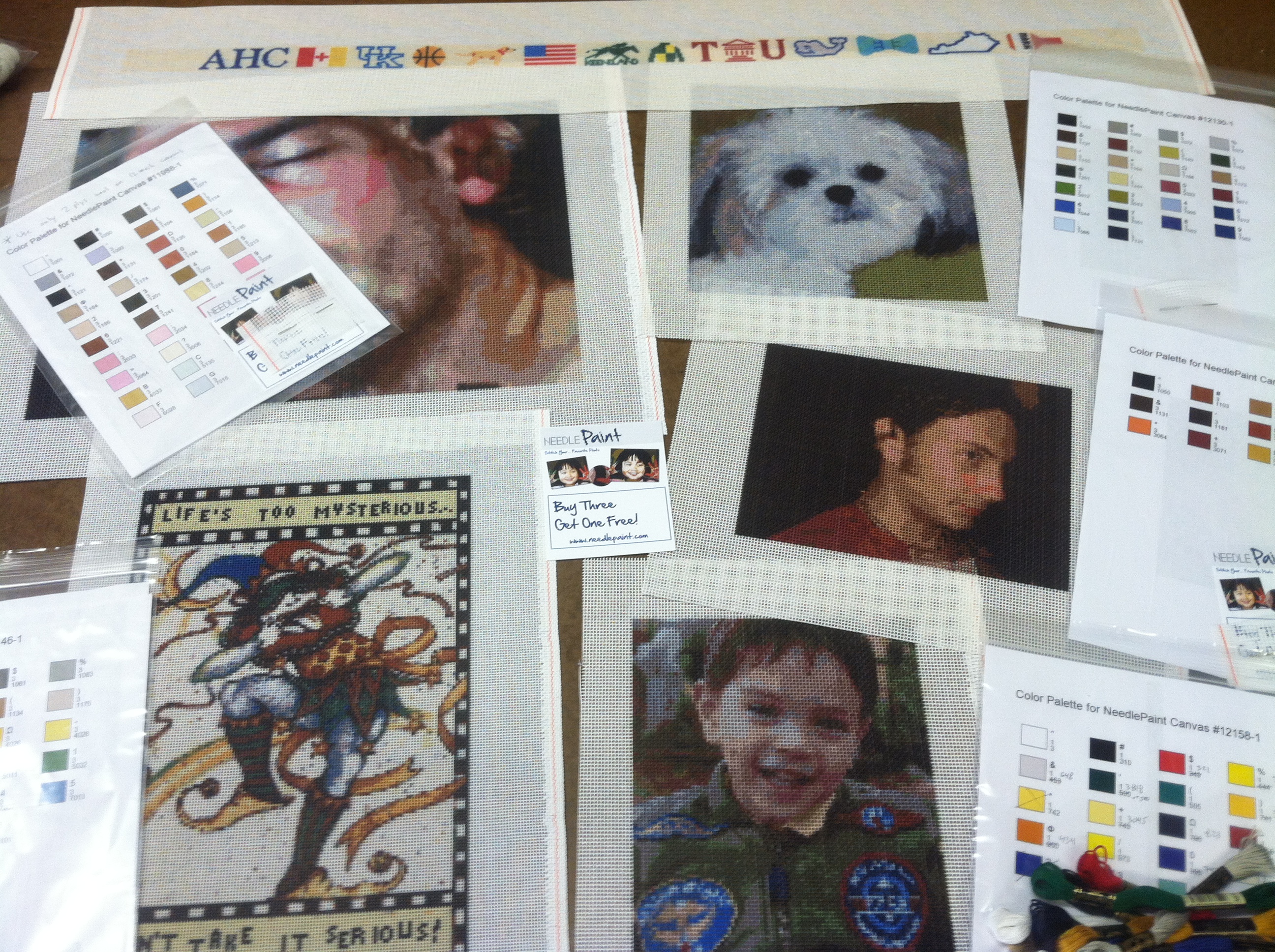 Photo Needlepoint Portraits and Other Fun Projects!