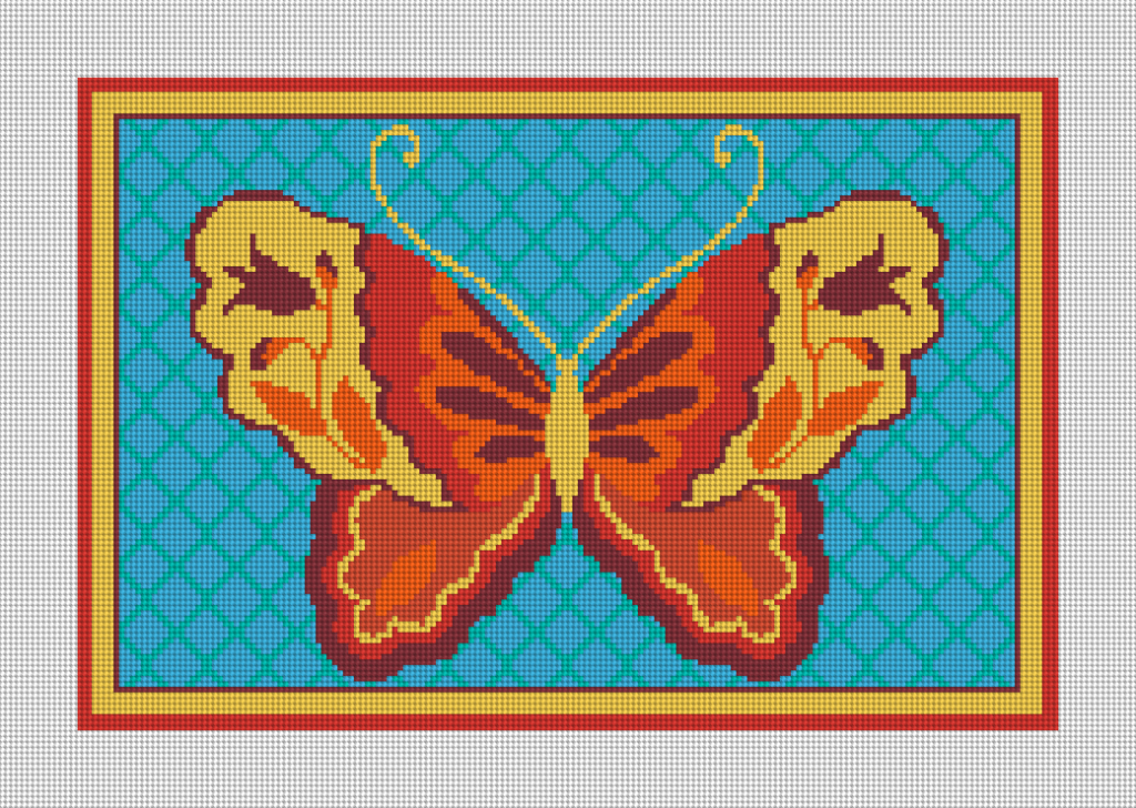 Butterfly Needlepoint Kits NeedlePoint Kits and Canvas Designs