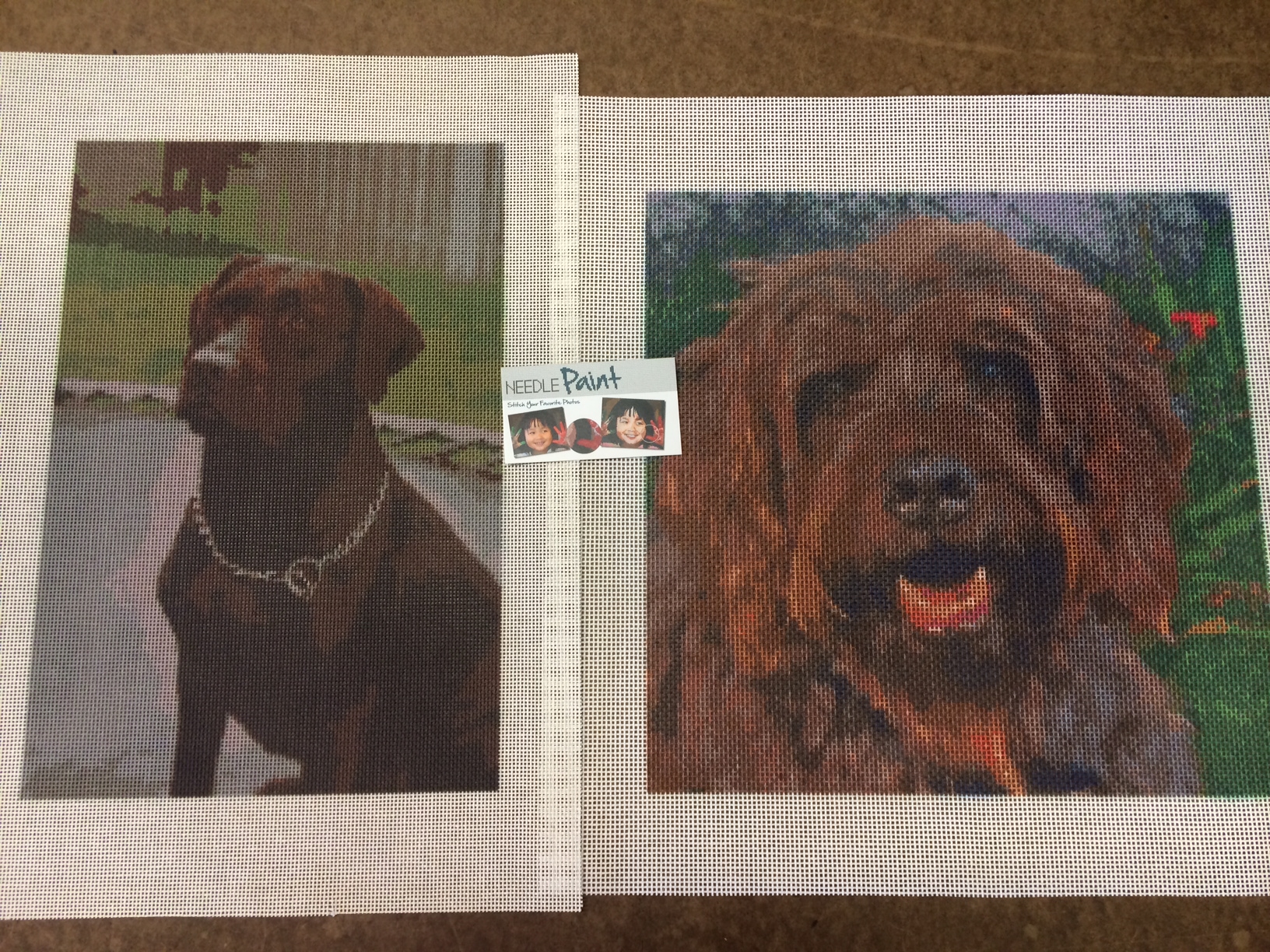 Happy Dogs Needlepoint Canvases
