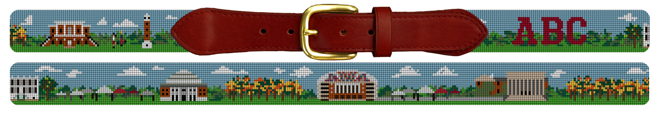 The Finest Needlepoint Products Belts Accessories – Custom Monogrammed  Products for College and University