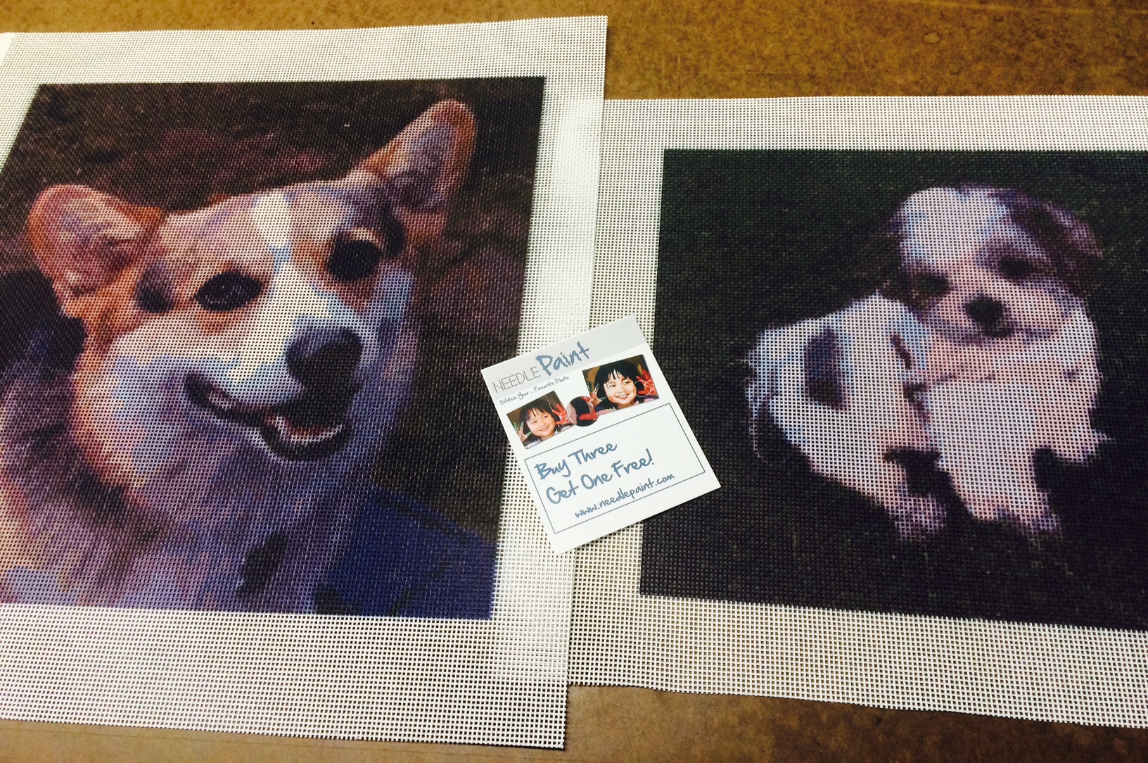 Cute Dog Needlepoint Canvases