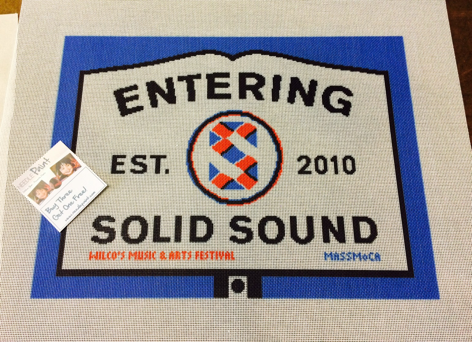 Solid Sound Custom Needlepoint Kit