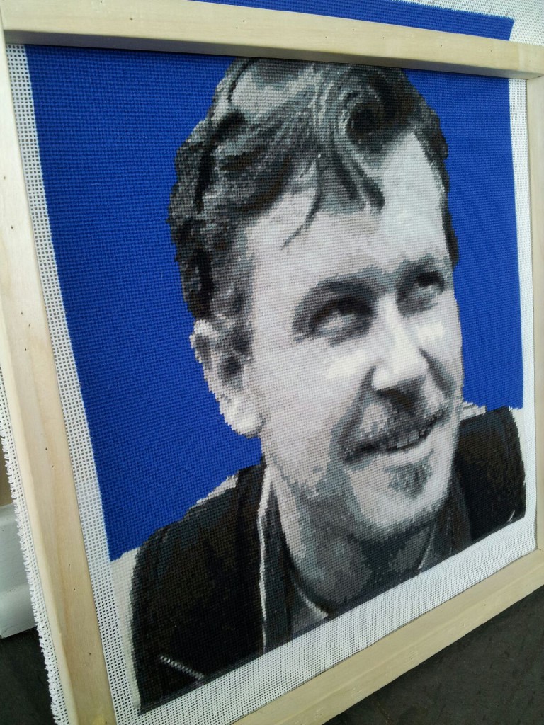 Needlepoint Photo Pillows Look Amazing Stitched! NeedlePoint Kits and