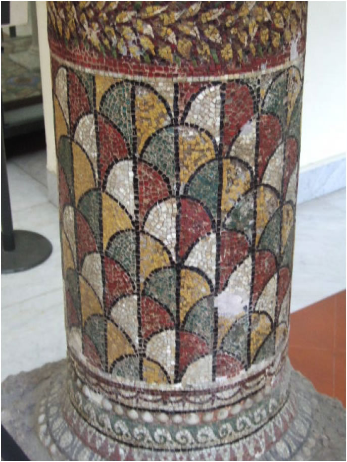 Column section from the House of the Mosaic Columns