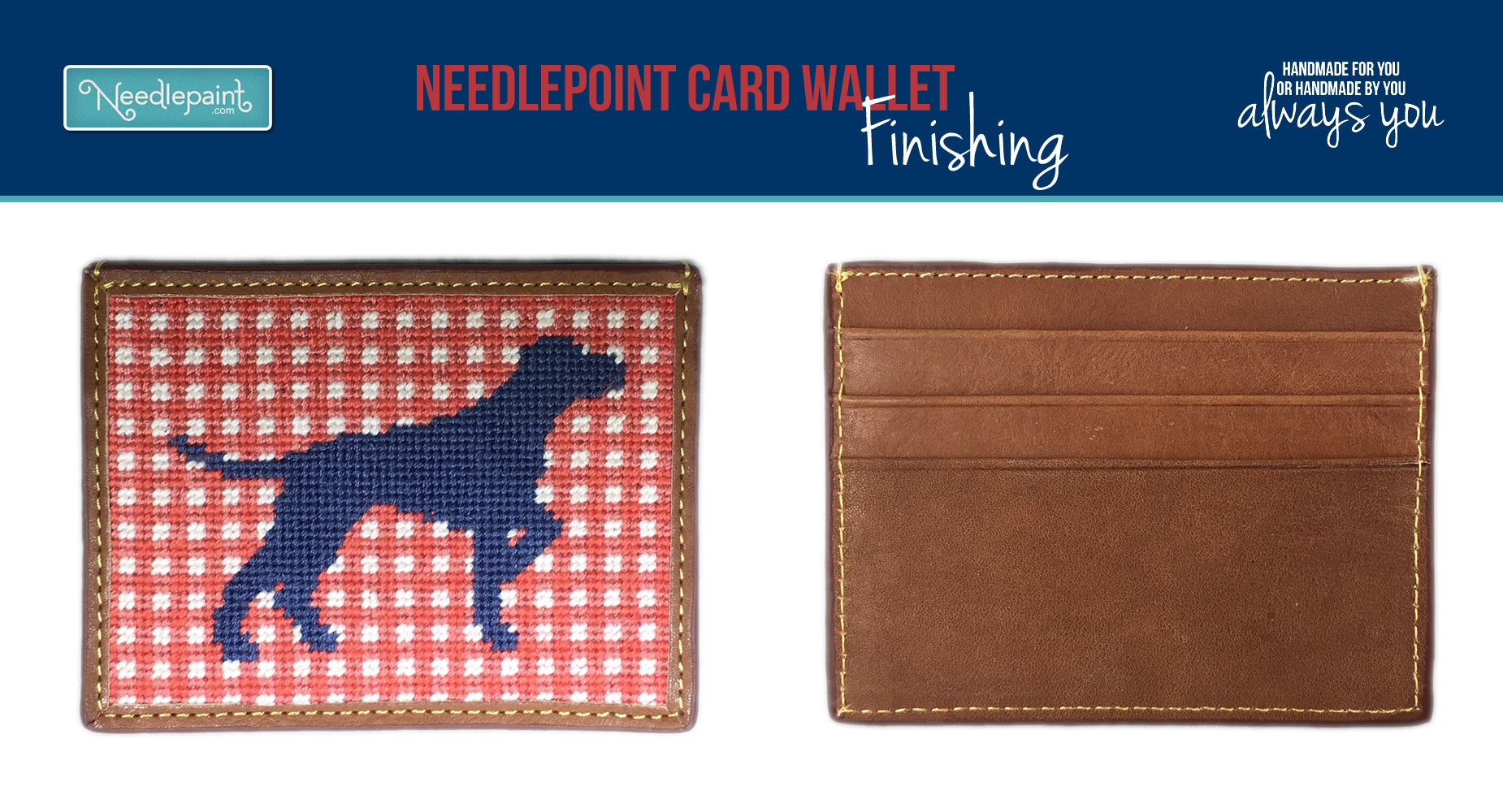 Needlepoint Card Wallet Finishing