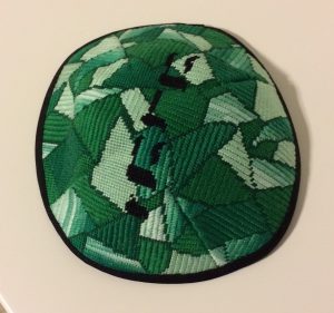 Finished yarmulke