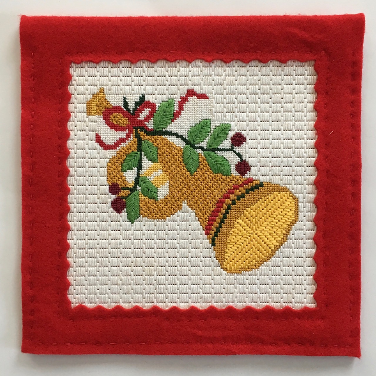 Christmas Offerings Hand Painted Needlepoint Stocking Canvas - Liz  Goodrick-Dillon with Custom Kit