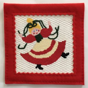 Nine Ladies Dancing Christmas Needlepoint