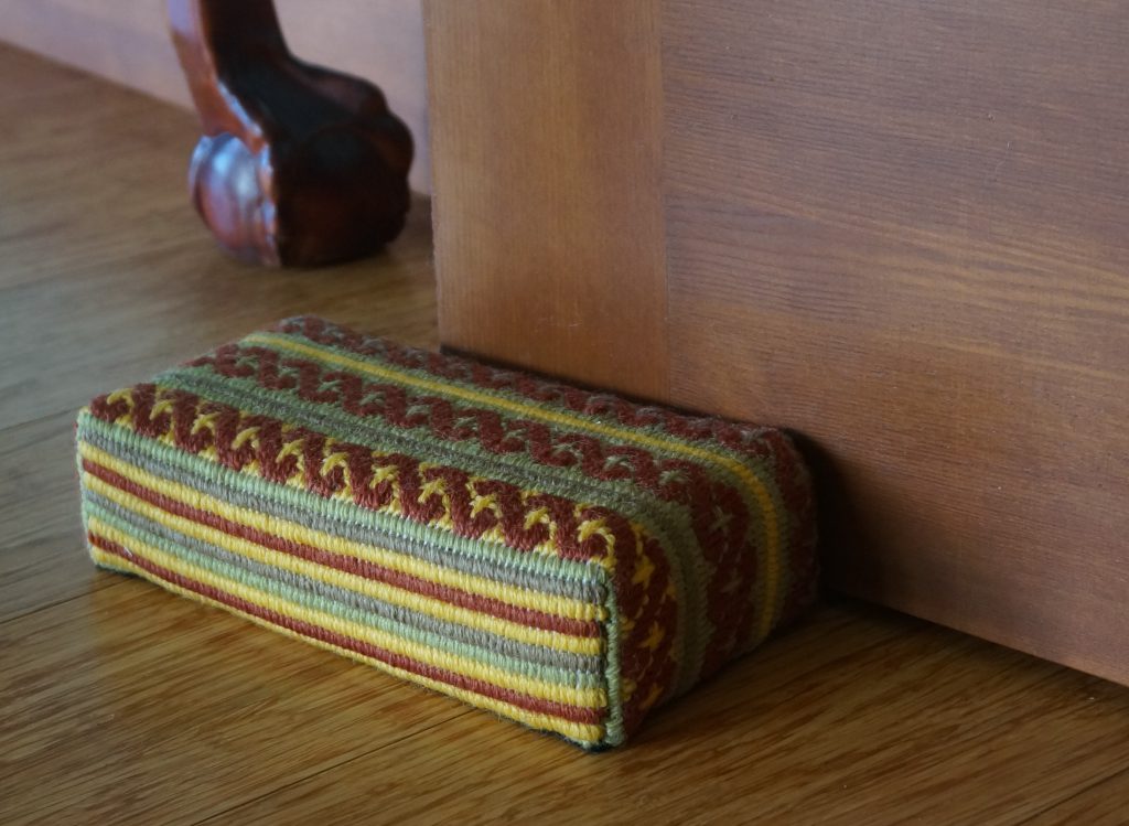 Brick Works How to Finish a Needlepoint Brick Doorstop NeedlePoint