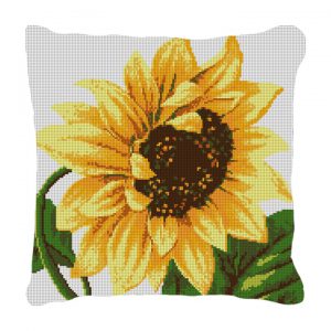 Sunflower Needlepoint pillow canvas