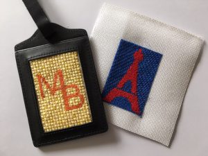 NeedlePaint luggage tag canvases