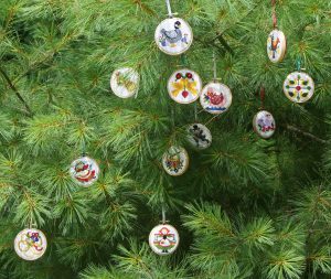 Hanging NeedlePaint Ornaments