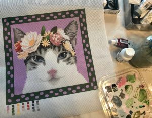 handpainted needlepoint canvas