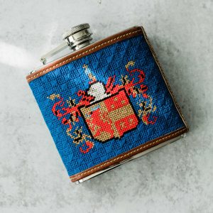 NeedlePaint family crest flask 1.4-2