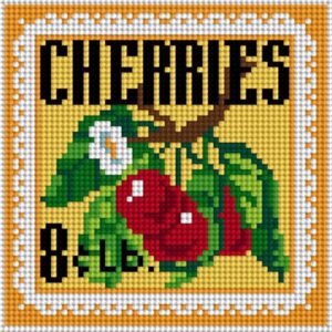 NeedlePaint Cheery Cherries Needlepoint Canvas