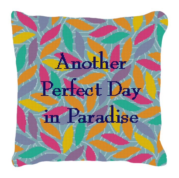 Perfect Day Needlepoint Pillow Canvas