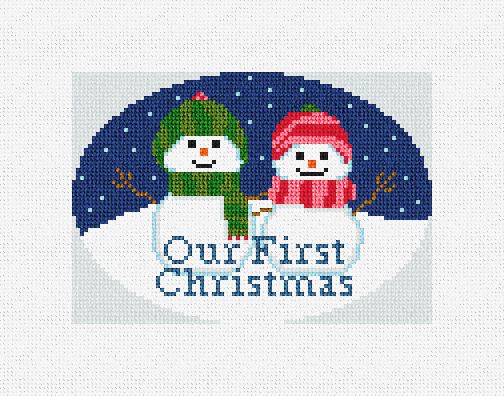 Christmas Night Needlepoint Ornament Kit – Fair Play Projects