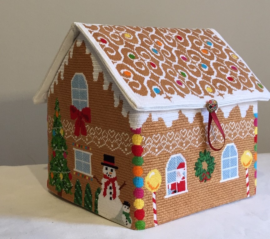 Plastic Canvas Gingerbread Village Pattern