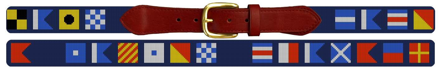nautica flag belt