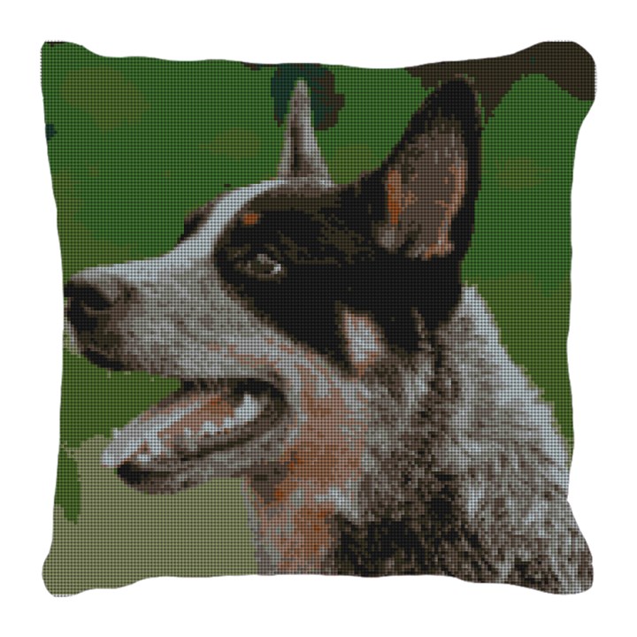 Blue Heeler Needlepoint Pillow 